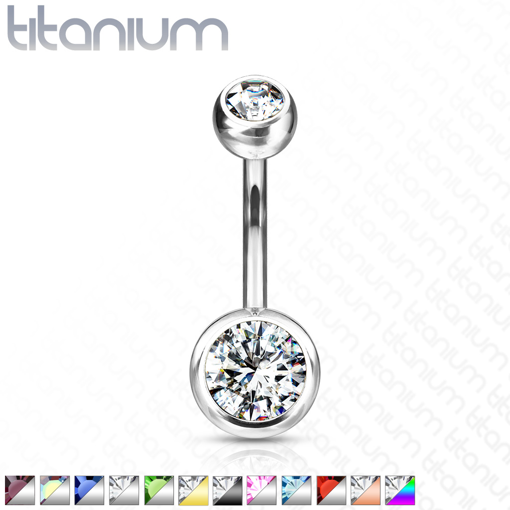 Barbell navel T23N04