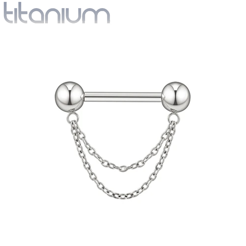 Barbell tepel RGOS-01 (ketting) (Push in staafje)