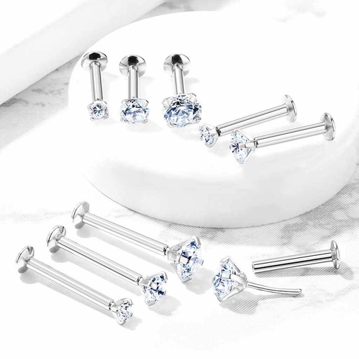 Labret kristal T23LI3 (rond) (kopie)